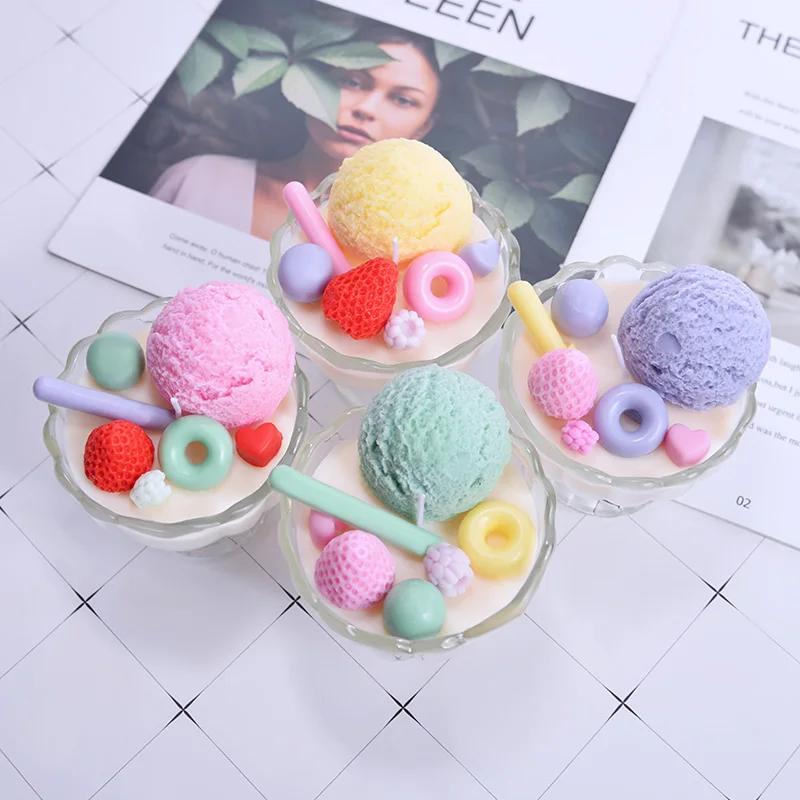 realistic dessert cereal ice cream style bergamot aromatherapy cherry candles and fragrance oils