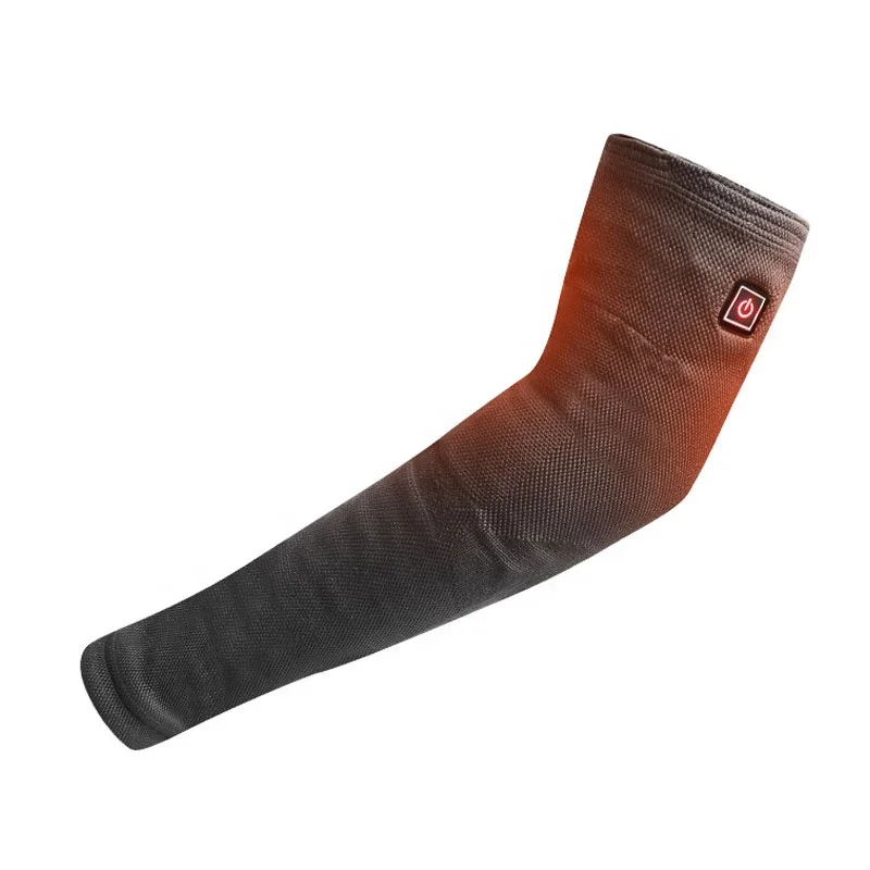 Customized polyester warm Electric Warm Heat Baseball Arm Cover Sleeves XL Size for American Fit Youth Football Thermo Sleeves