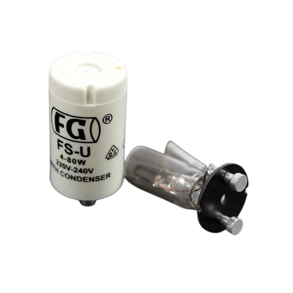 FS-U glow starter lamp starter high quality fluorescent lamp starter 4-80w