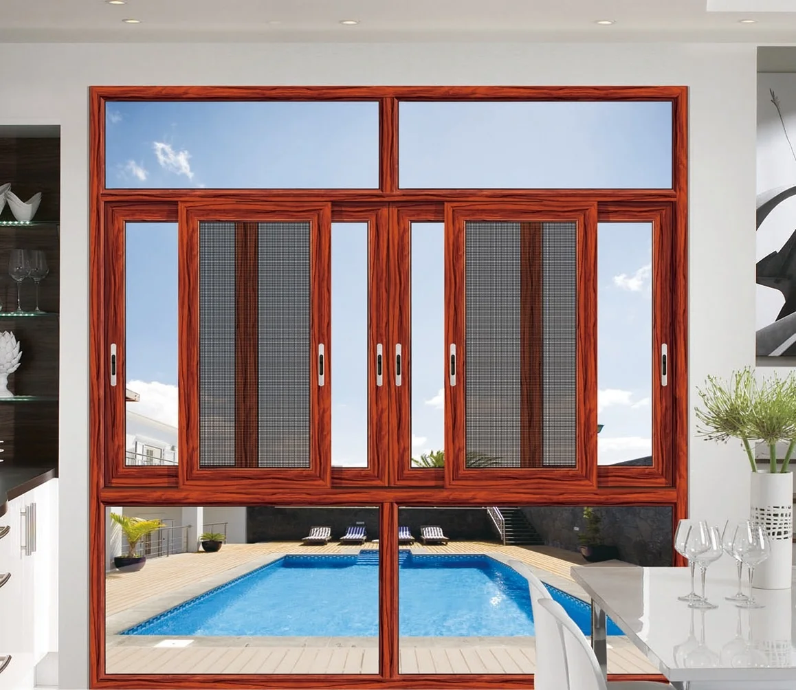 
low price customized size aluminum glass sliding window in philippines 