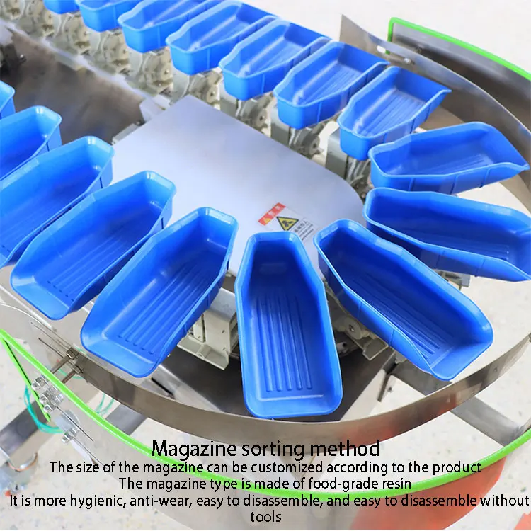 Customizable Logistic Conveyor Machine Weight and Sorting Machine Grading Conveyor System for Fruit Vegetable Nut Sea Food
