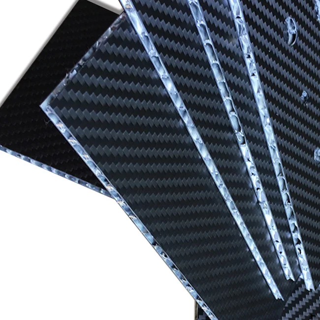 Customized processing of carbon fiber composite board aramid paper honeycomb board carbon fiber sandwich composite board
