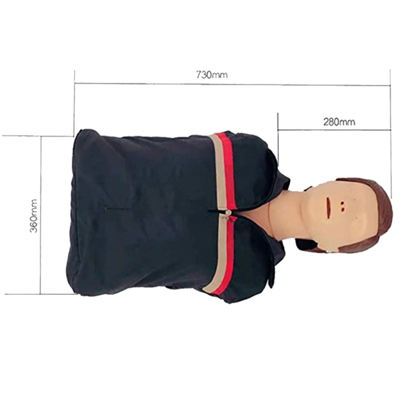 Medical Emergency Training Used Simple Human Half Body CPR Training Manikin 185