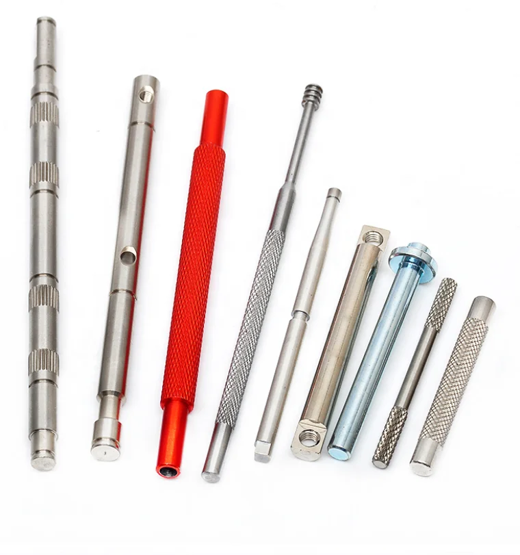 CNC Turning Machining Precision Metal Parts Linear Shaft Stainless Steel Shaft Axle Steel Shaft Dowel Pins