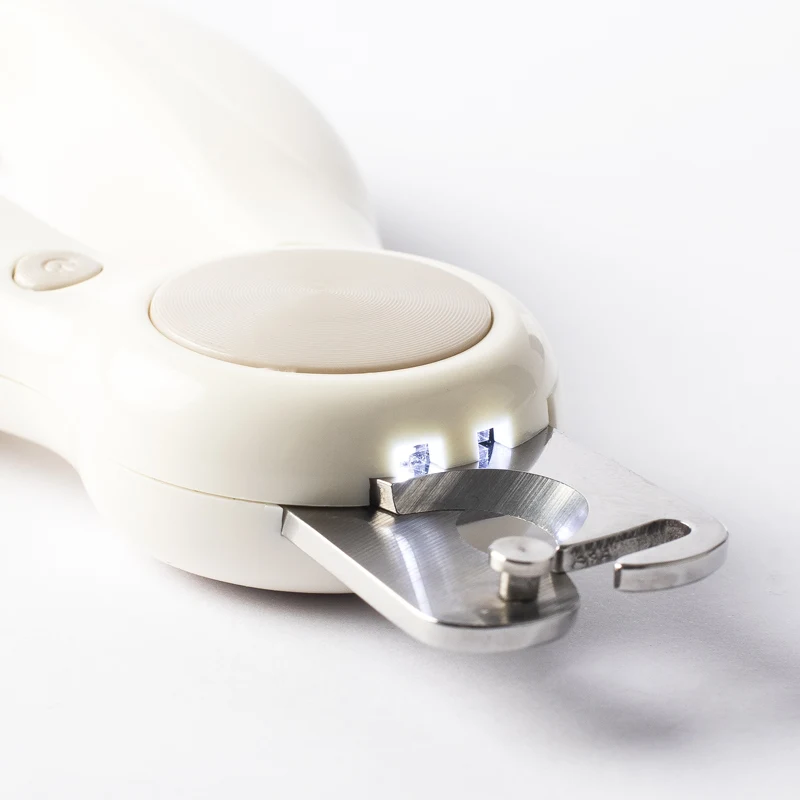 Cat & Dog Nail Clippers with LED Light, Cat Trimmer with Hidden Nail File to Avoid Over-Cutting