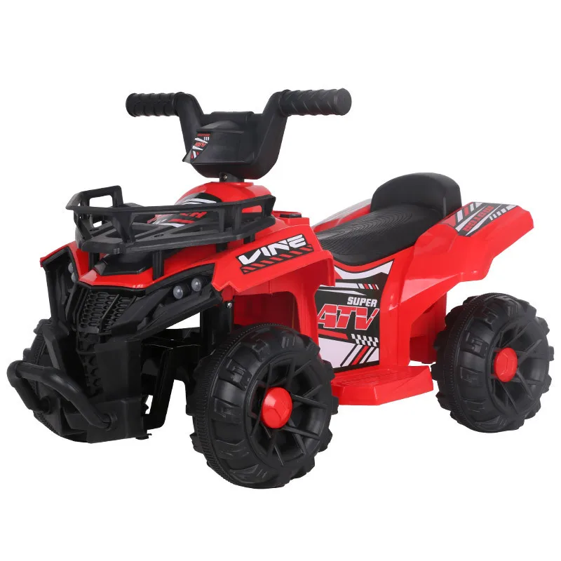 Children electric beach motorcycle 2-6-year-old children walking out toy car self-driving off-road four-wheel vehicle