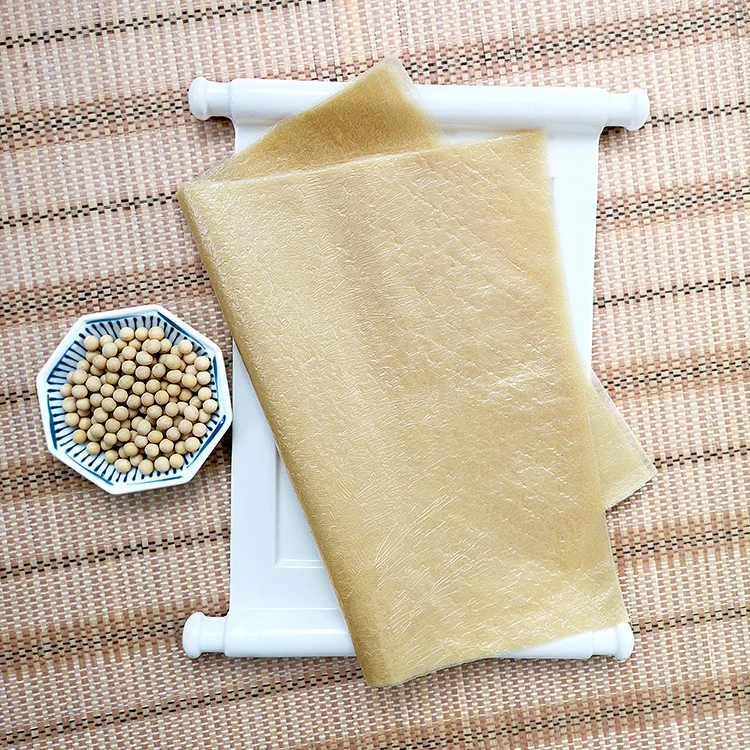 
Hot Sale Healthy dry bean curd sticks and No chemical seasoning Fresh customized No salt tofu soy bean curd sticks 