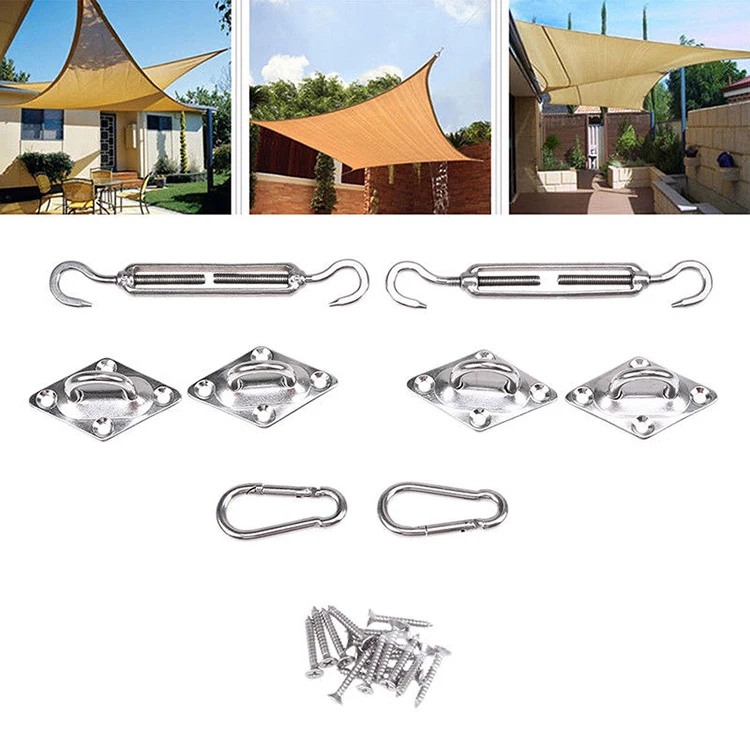 Wholesale Sail Shade Fixing Set Sun Shade Sail Accessories Garden Shade Sail Canopy