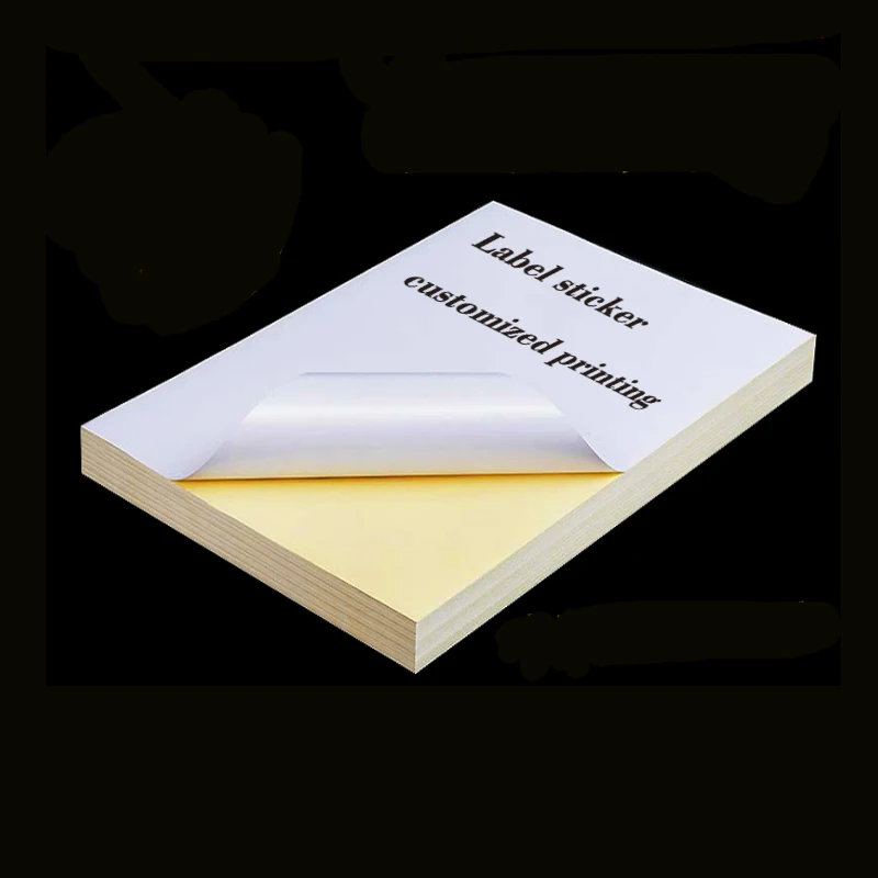 Good quality Shipping Labels Usage a4 paper printing waterproof copper label sticker Accept Custom Order