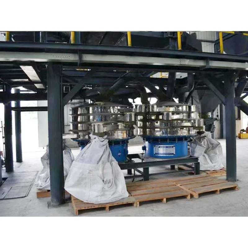 Powder granule multi-function rotating sieve 400 mm Juice Separator glutinous rice flour Rotary Vibrating Screen Sieve