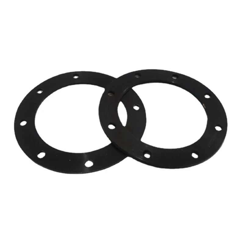 Custom Molded rubber o-ring pad part  NBR Silicone EPDM FKM Sealing Ring Flat Rubber Gasket