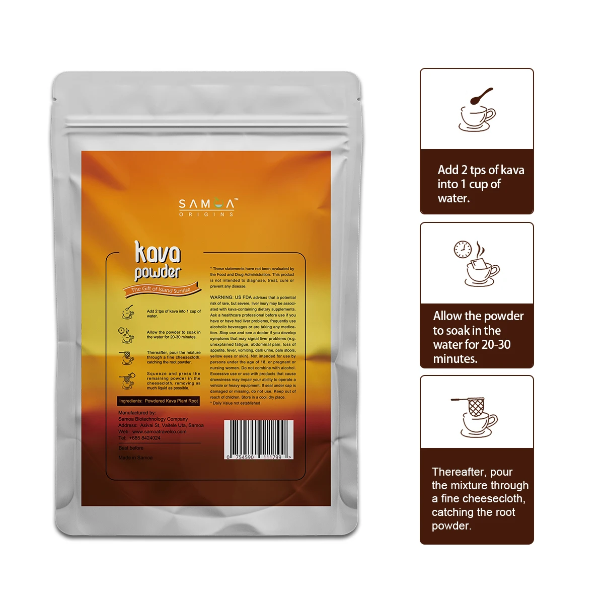 New product 100% pure natural organic extract powder kava powder extract powder