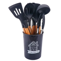 Amazon sells Household kitchen accessories 12pcs silicone cooking utensil set