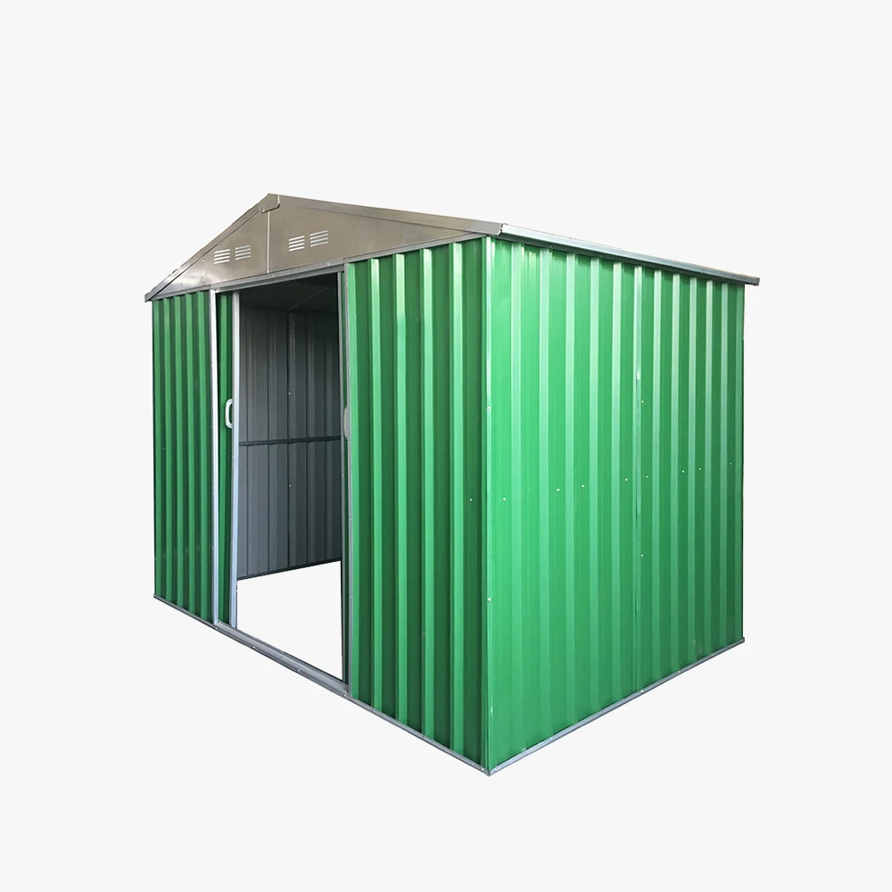  Yangzhou yihua новый дизайн gable крыша мотоциклетный сарай для продажи металлический велосипедный обычная