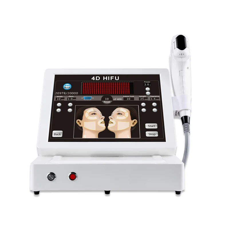 Portable / Vertical beauty smas hifu 4d hifu facial 4d hifu body vaginal tightening machine