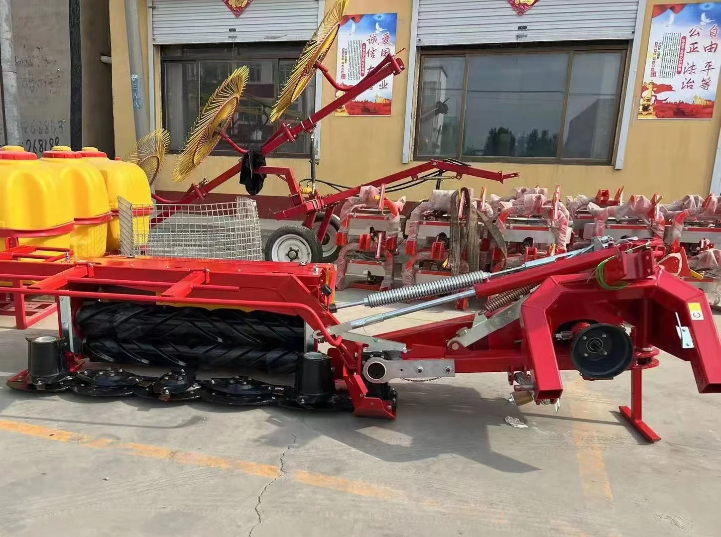 5 Discs Disc Mower With Conditioner