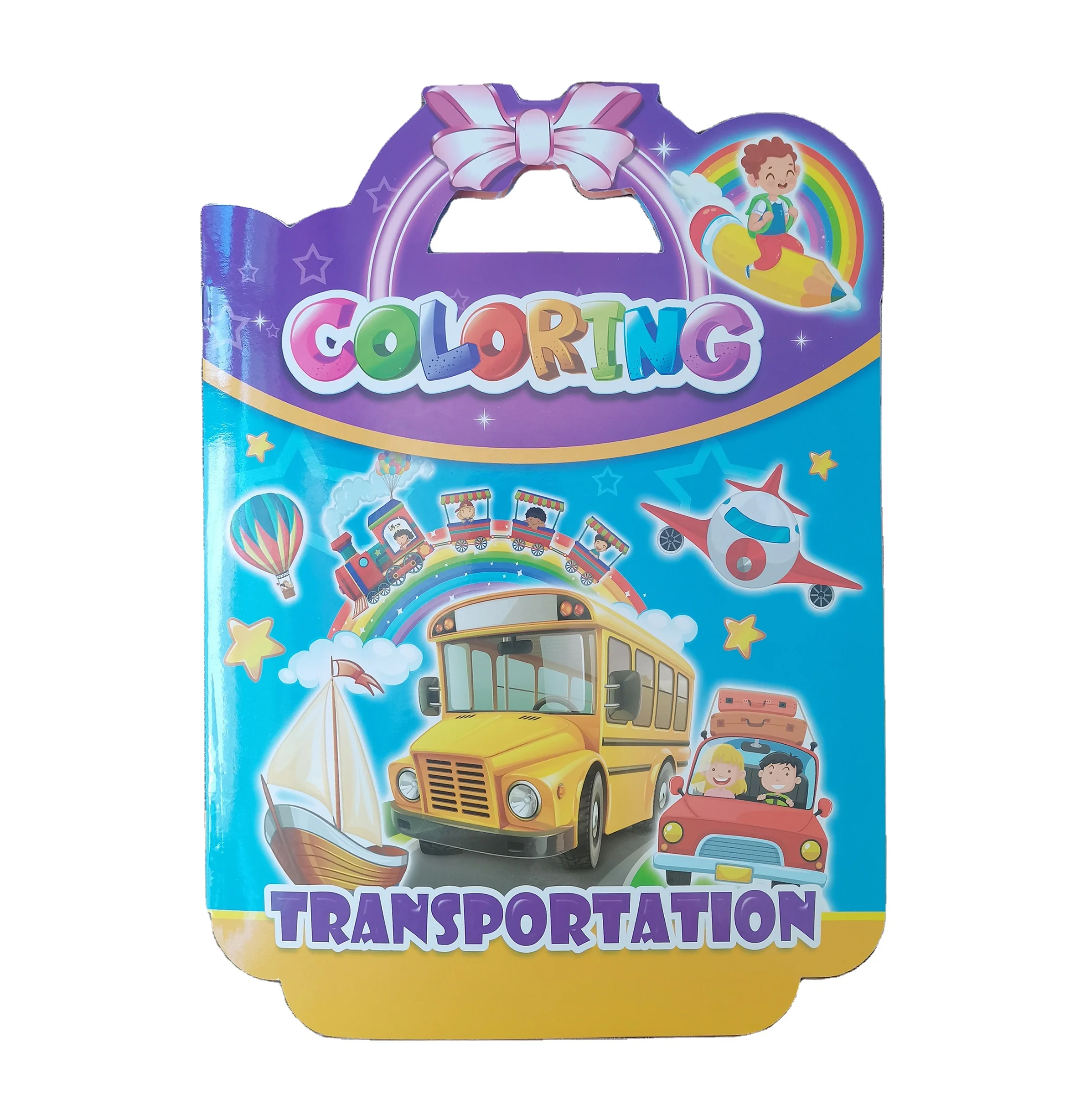 2022 Baby kids early education high quality custom children top model coloring book my favourite kids