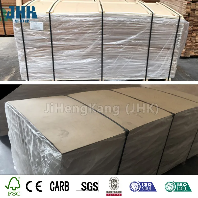 JHK-009-2 Good Quality Plywood Natural Ash Veneer Laminated HDF Door Skin