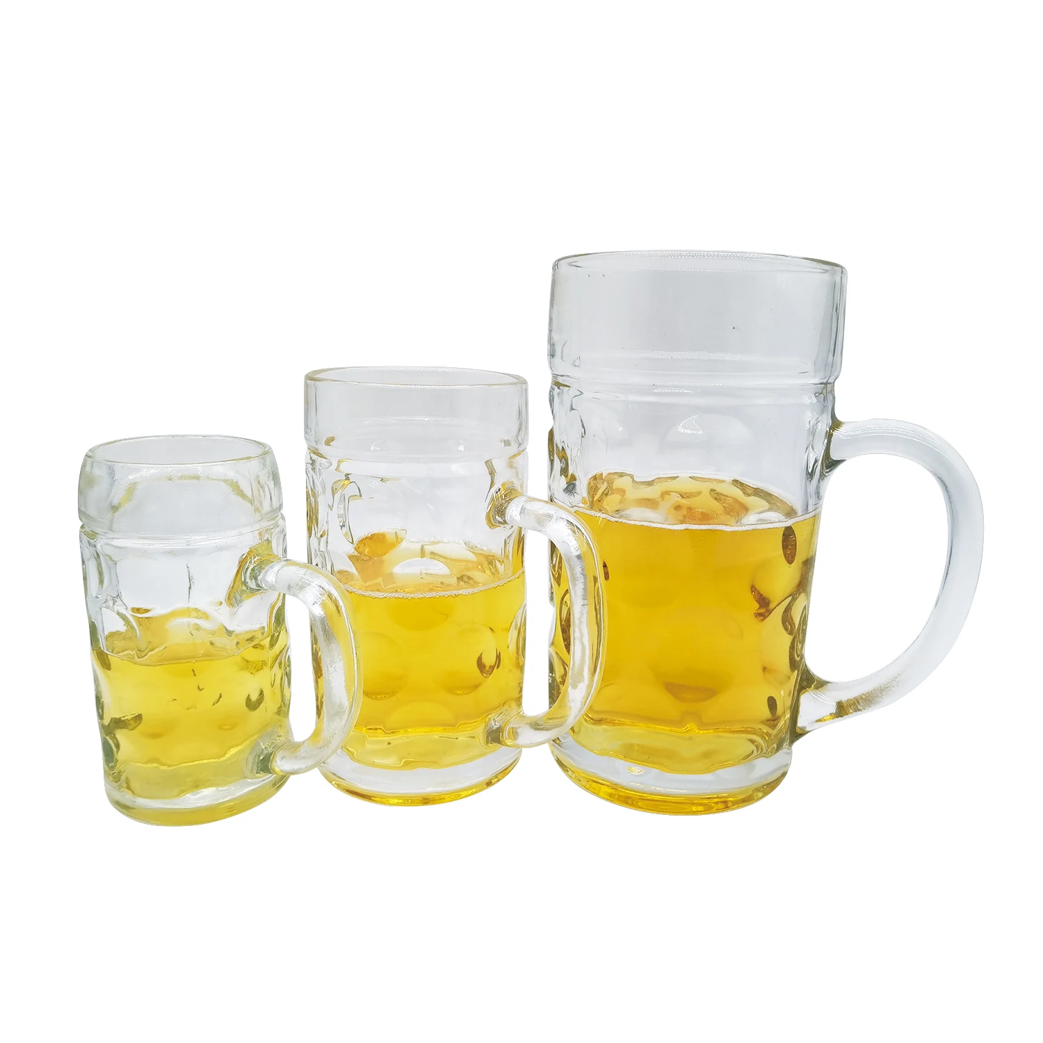 German popular 1000ml beer glass mug with handle