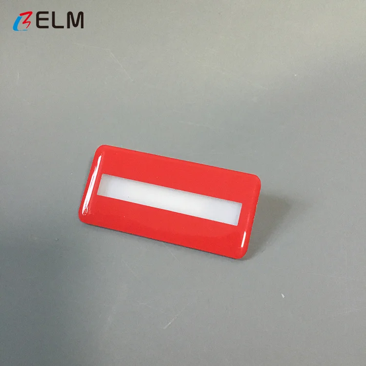 Custom Size Acrylic Name Badge  With Pin From