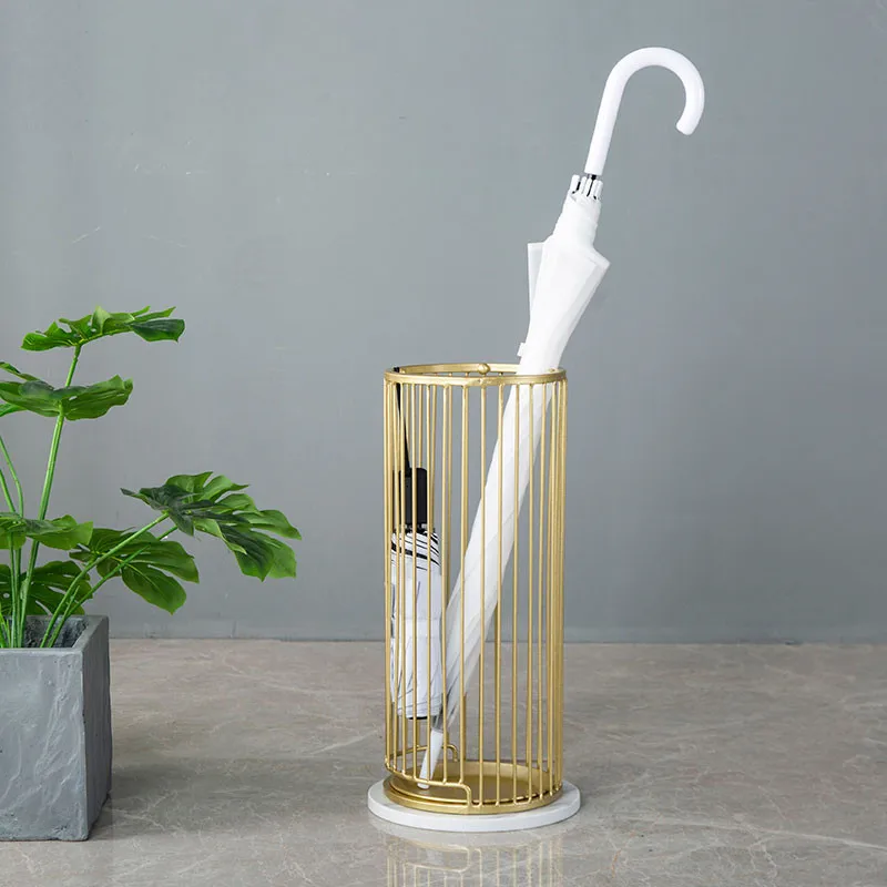 Simple Nordic Home Umbrella Organizer Stand Metal Commercial Storage Rack Hotel Umbrella Stands