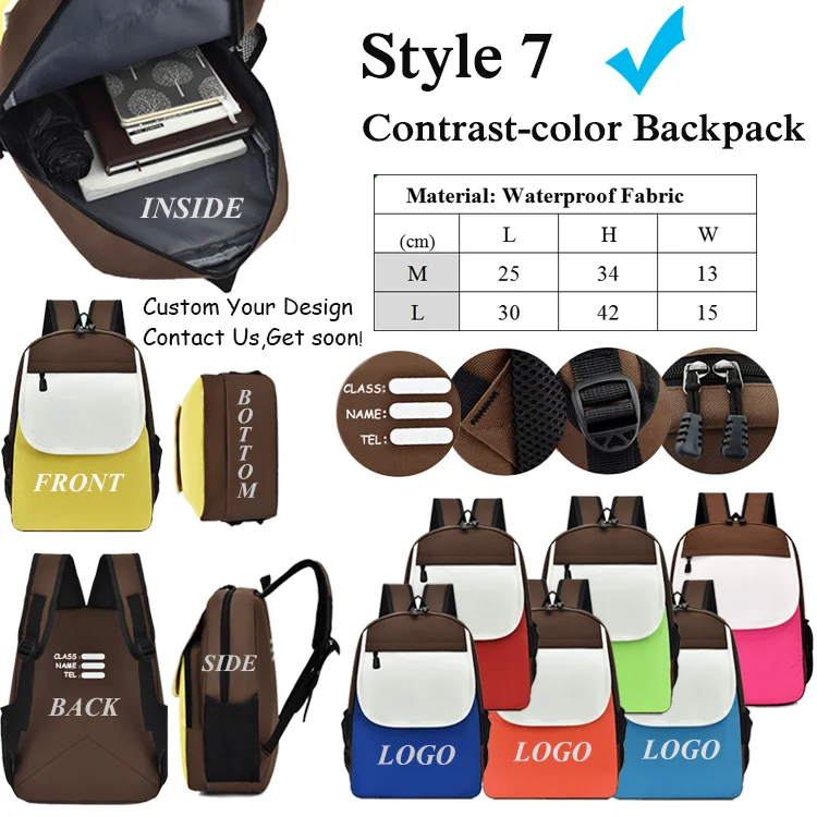 custom backpack with logo