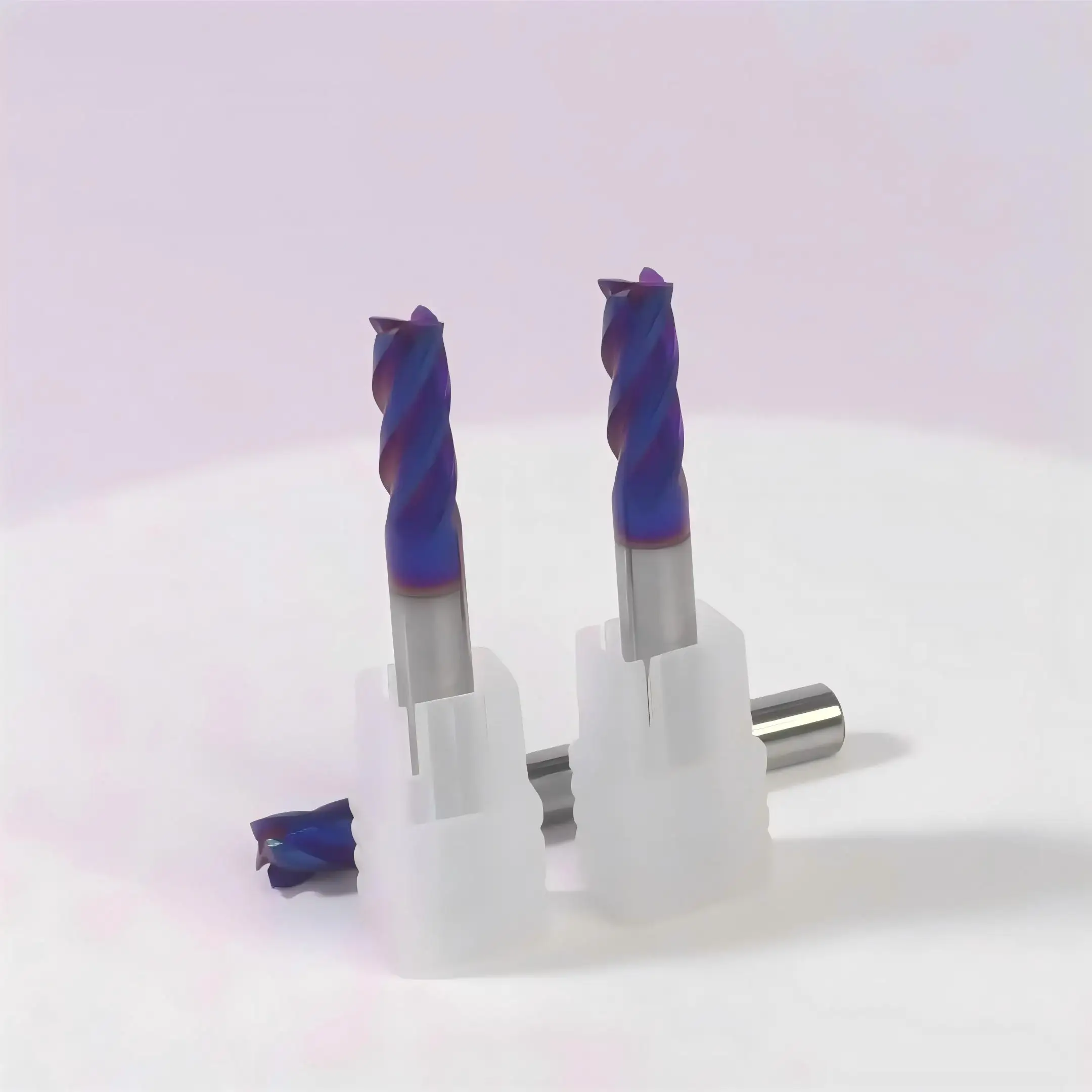 Extended Tool Life 2 Flute Ball Nose 65HRC End Mill for Hardened Steel