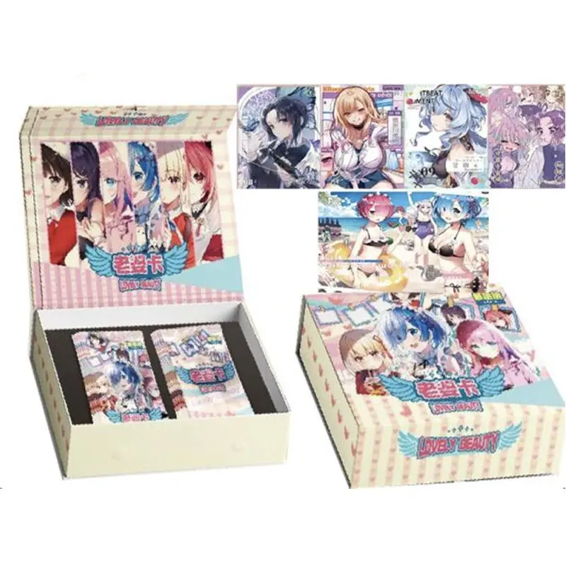 google japanese 48 box Wholesale exotic dancer goddess story game Small circle card Huayang girl party amine play Cards