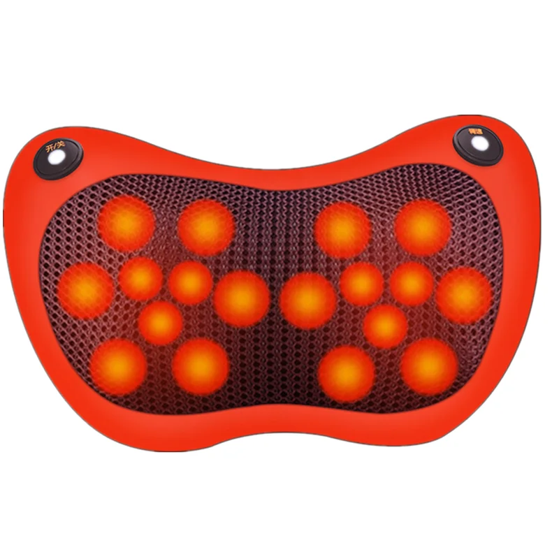 
Pain Relief Back Neck Massager Shiatsu Body Heated Massage Pillow 