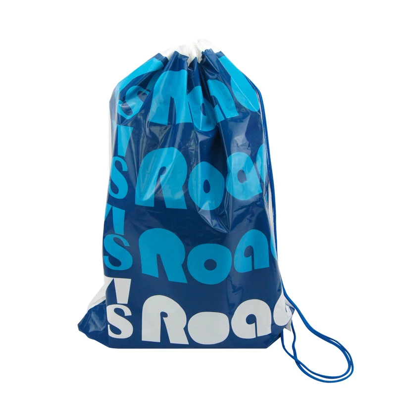 Drawstring backpack bag personalized tote custom logo printed travel sport shoe draw string dust bag