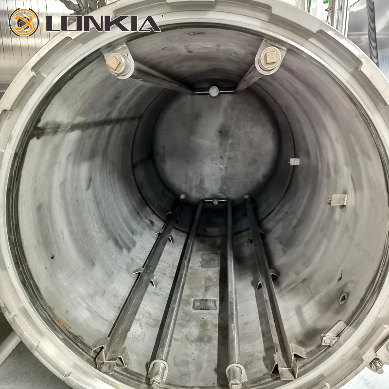 LONKIA SUS 304 Material  Industrial Retort Machine Canned Food Autoclave Sterilizer Sterilization Food Retort Machine