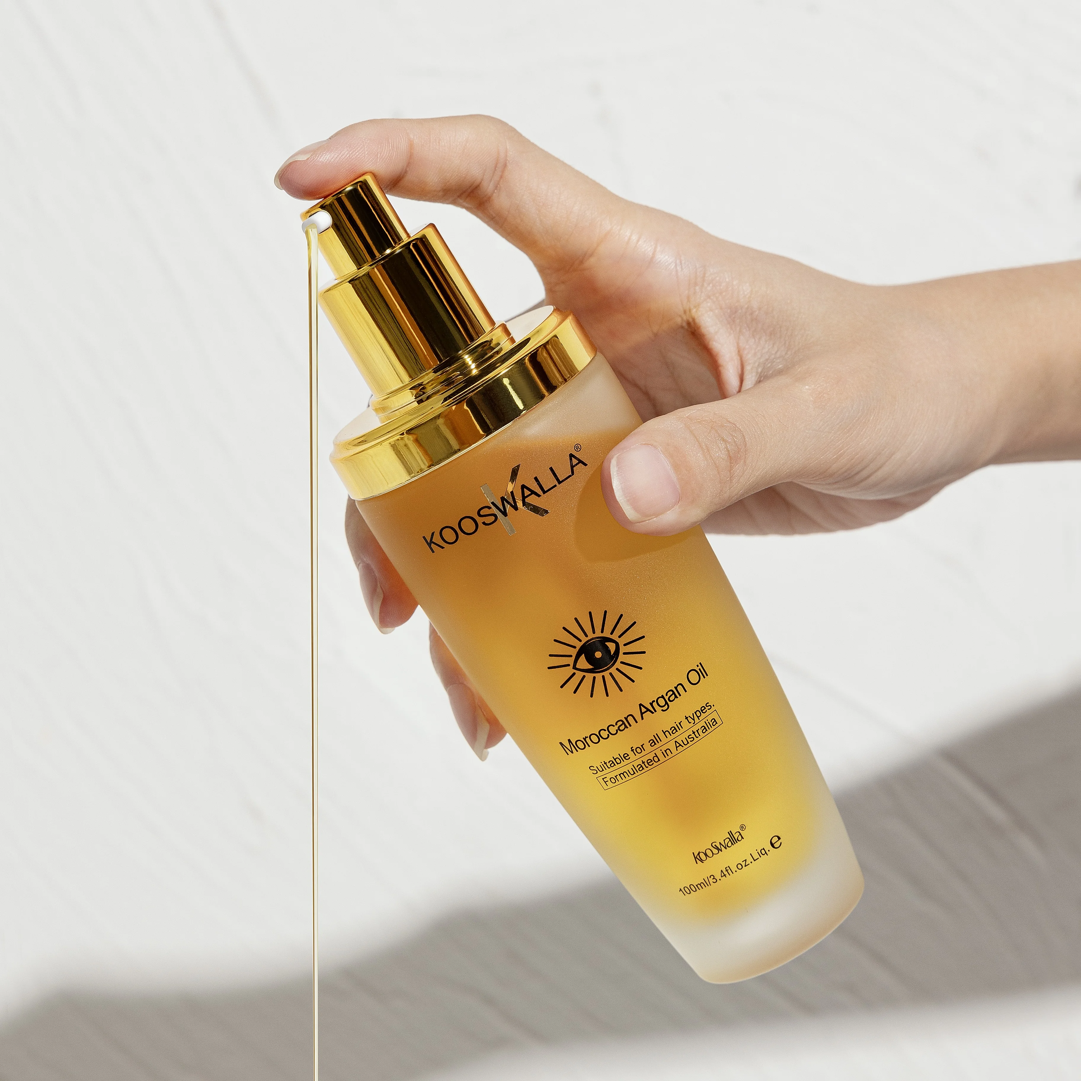 Kooswalla New Arrival oganic strengthening hair argan oil treatment wholesale for Silky and Frizz-free Hair