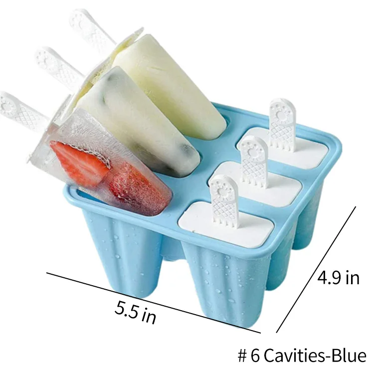 Popsicle Molds Silicone Ice Pop Models Popsicle Models Reusable Easy Release Ice Pop Maker