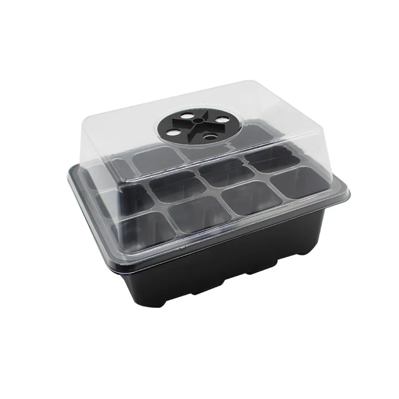 
Quality thickened 6/12 cells PET plastic nursery trays & lids plant growing trays seed starter tray with dome 
