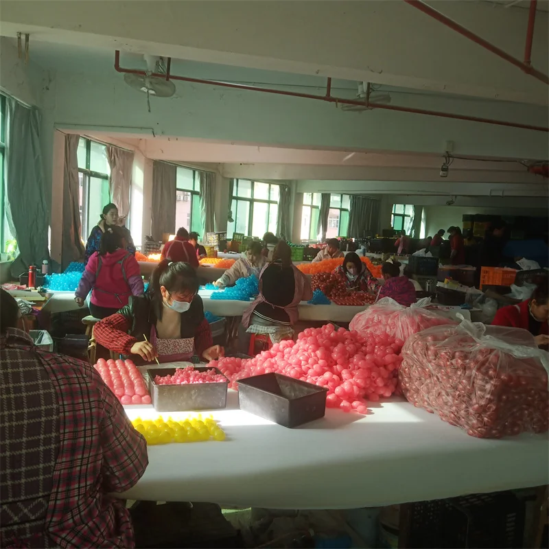 2022 new toys kids Unpack the toy TPR ball light up Stick the squeeze ball glow up squishy toys