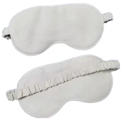 luxury natural cotton linen eye mask