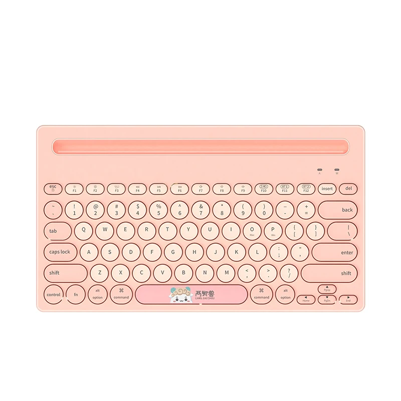 NACODEX 320i Cute Round keycap Custom BT Wireless Keyboard for iPad Android IOS compact Office mini keyboards