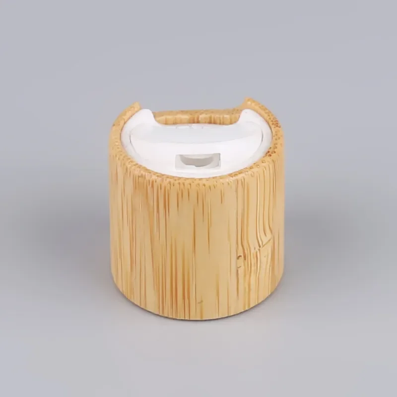Wood Products Cosmetic Packaging Bottle Cap Wooden Screw Cap Bamboo Screw Top Lid Bottle Cap