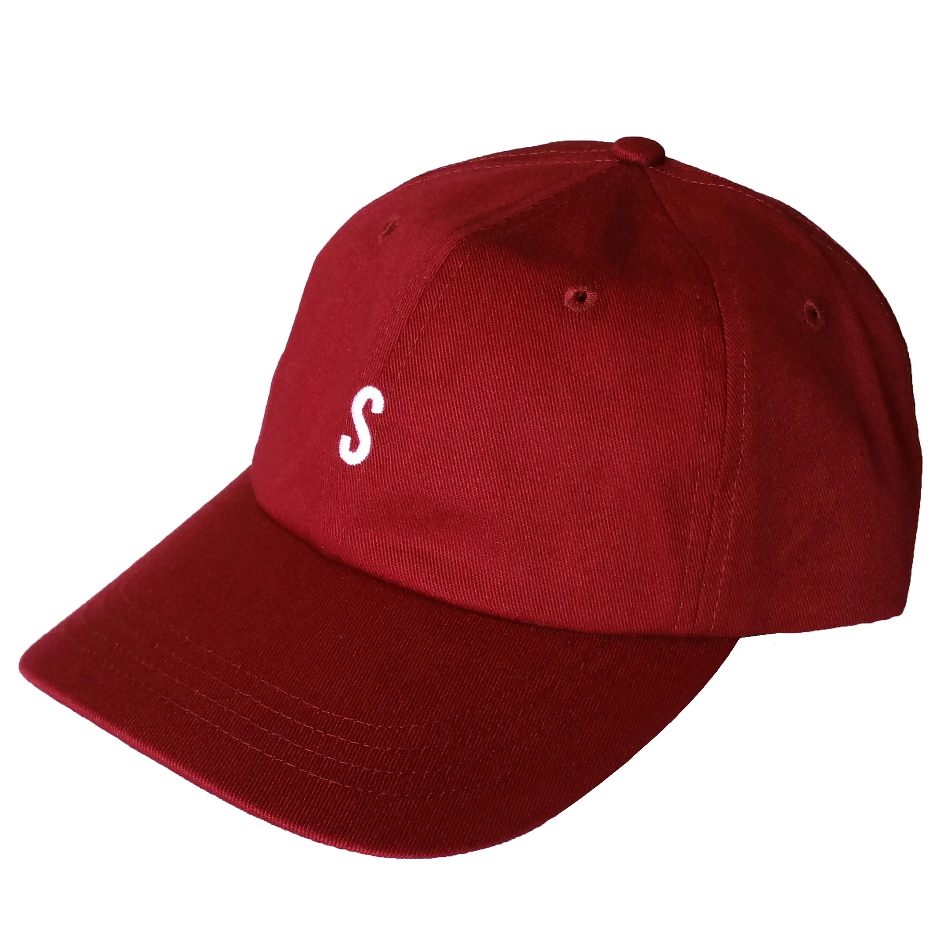 100% Cotton Wholesale Maroon original classic low profile men women baseball cap dad hat adjustable unstructured plain cap