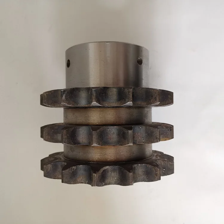 C45 triplex  three rows of chain roller sprockets