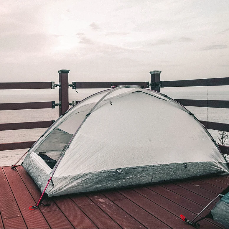 Camping  2 Person customized Waterproof tent camping  trekking poles Ultralight dome Backpacking Tents