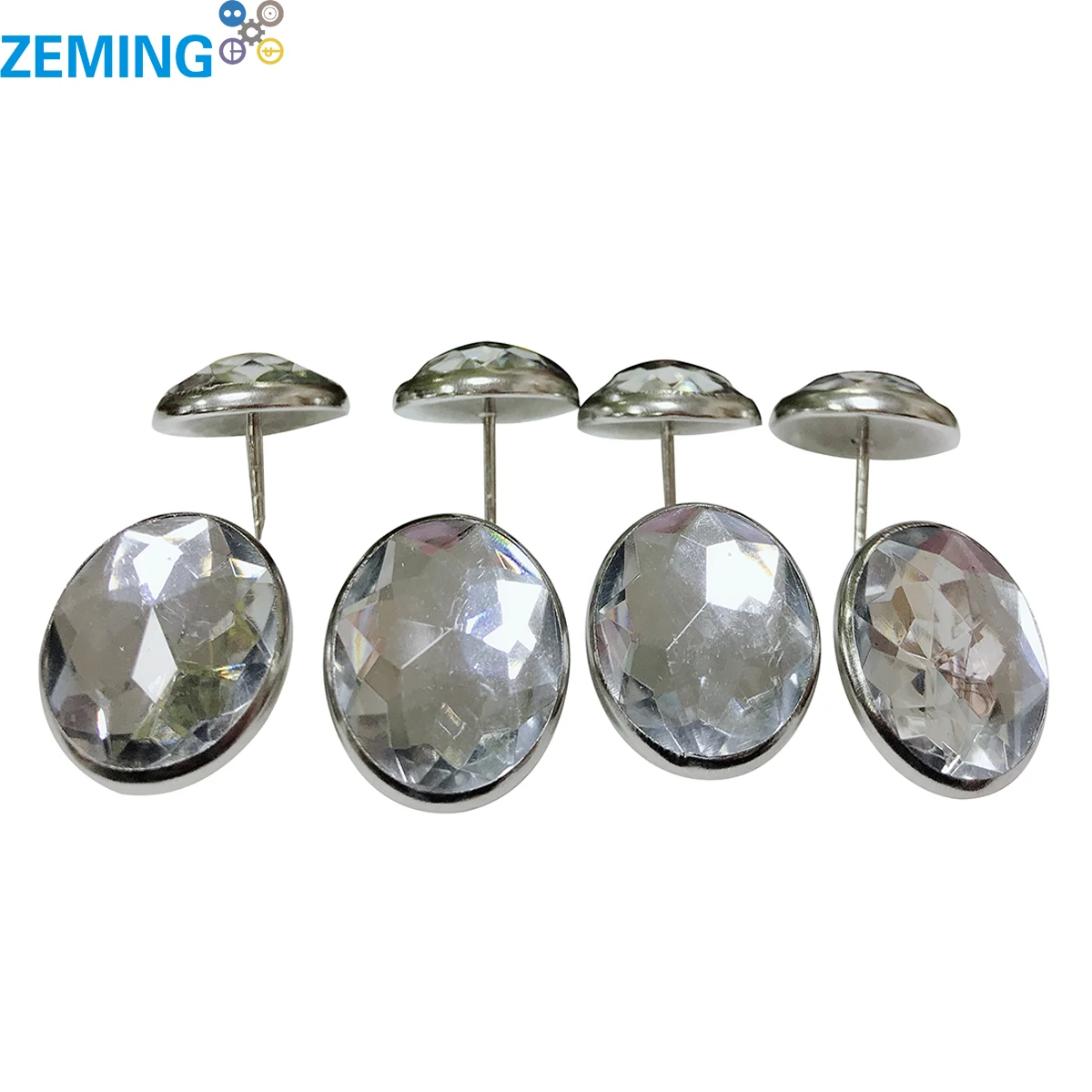 Acrylic Crystal Nail Sofa Diamond Button for Sofa Upholstery