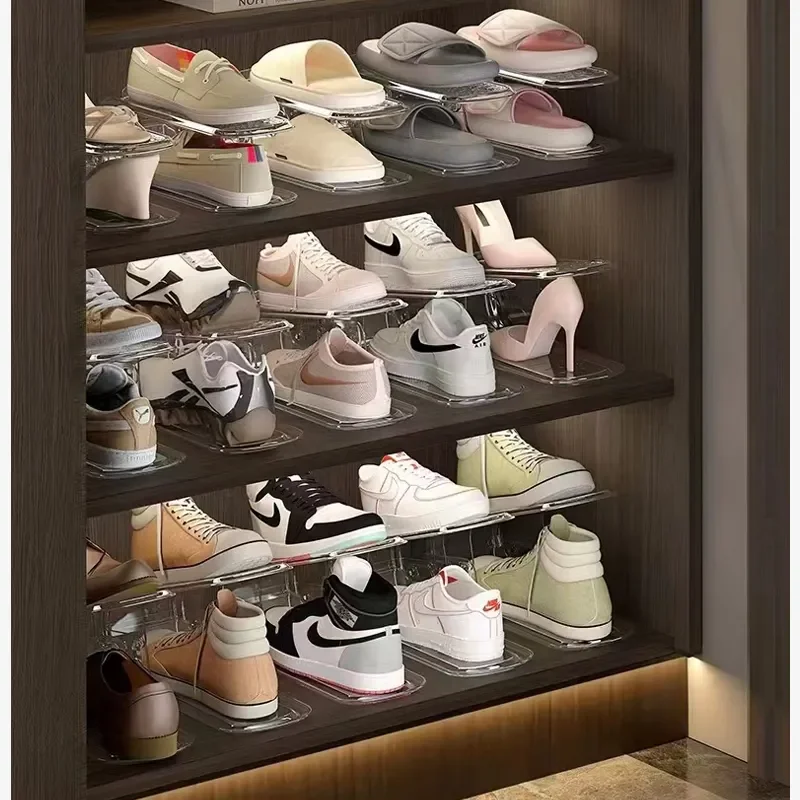 High Quality Adjustable Two Layers Shoe Storage Rack Stand for household shoes