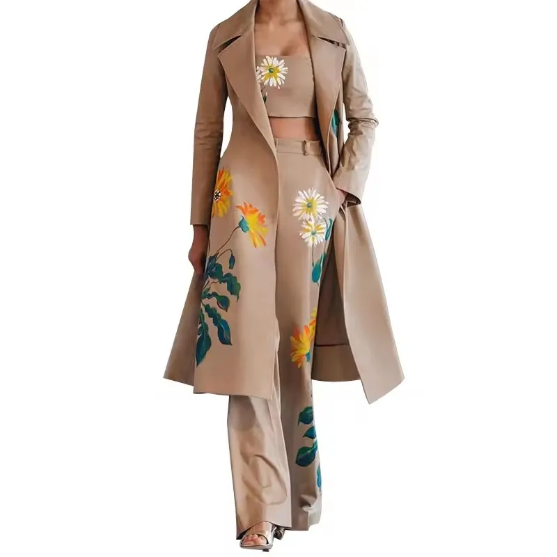 Office New Design Elegant Career Uniform Lady Woman Suits Business Formal Womens Pants Suits