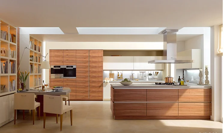 
VAPSINT customized commercial flat pack melamine kitchen cabinet 