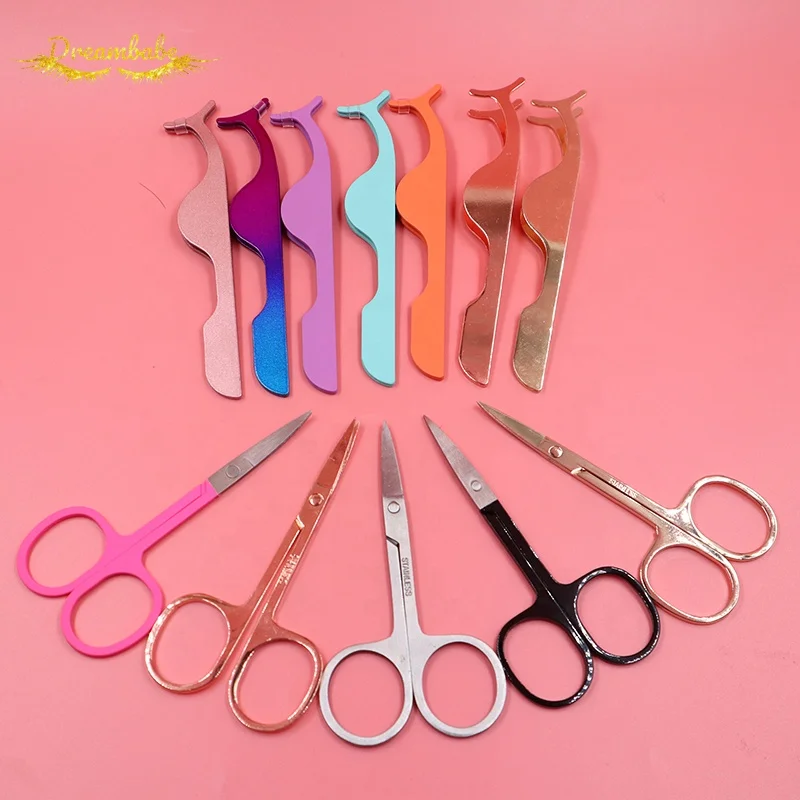 Private Label Eyelash Tools Eyelashes Tweezers Lash Applicator Kit laah tweezers set