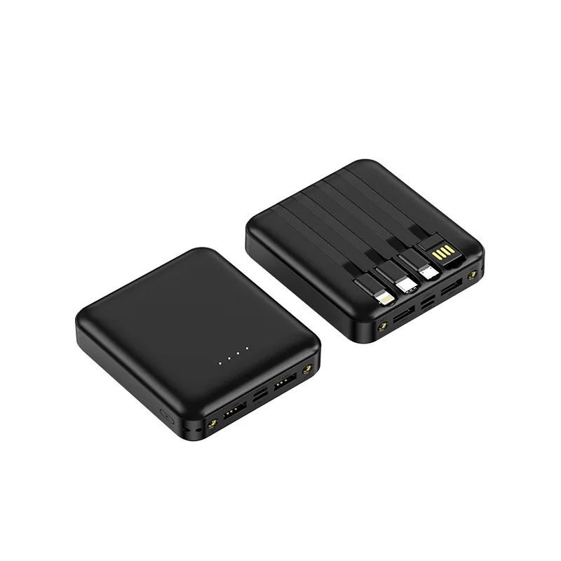 Product Portable Charger 20000mAh 3 in 1 Powerbank Cable Customized Powerbank 10000 Power Banks 2022 Flashlight Led