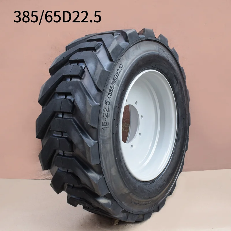 Manufacturer direct Genie S85 JLG 800AJ boom lift foam filled solid tire wheel 385/65D22.5NHS 385/65-22.5 121287GT 227805GT