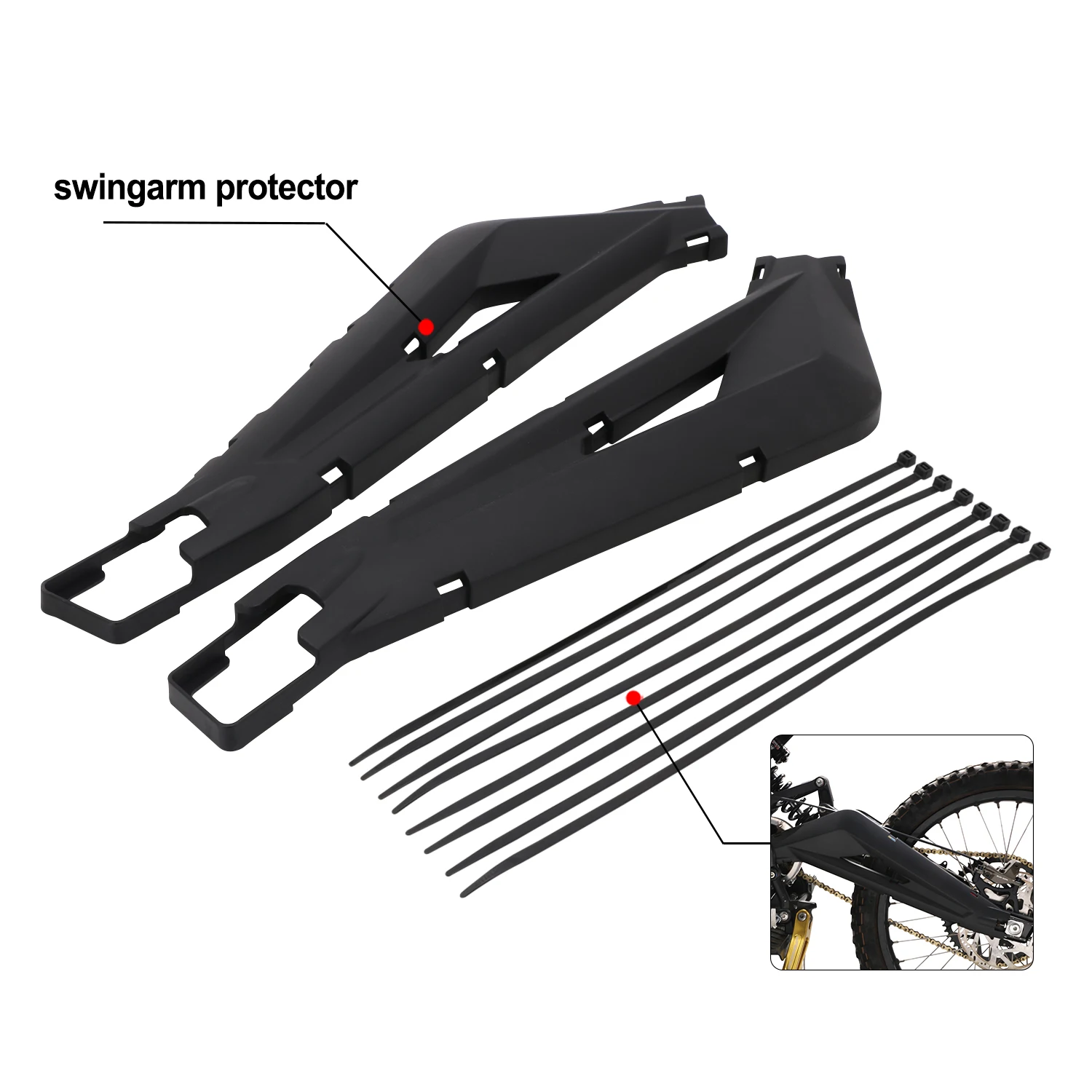 JFG E Motor   Swingarm Protection Cover E-bike Swing Arm Protector  For Surron Parts Light Bee