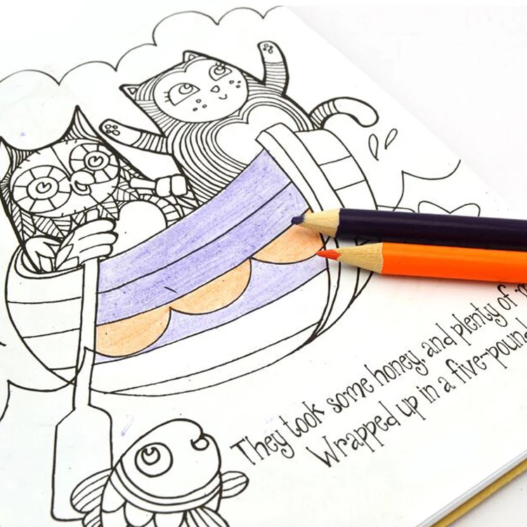 
Custom Wholesale promotional Kids Stationery Coloring Books and Crayon Set 